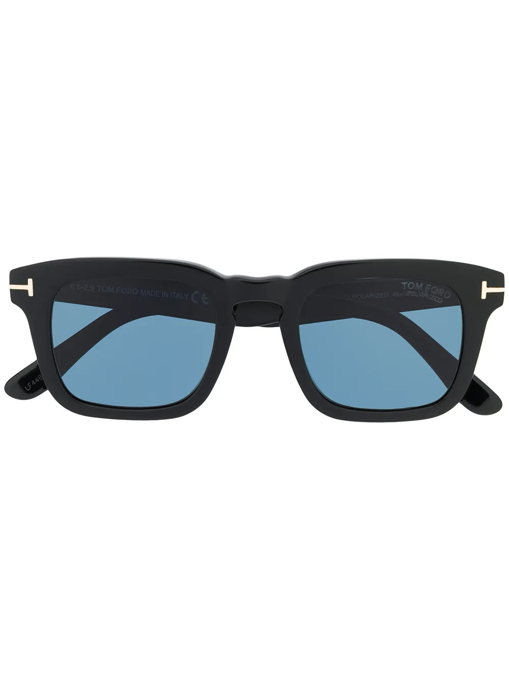 TOM FORD Eyewear FT0751 5001V - nero lucido / blu - Black | Farfetch Global