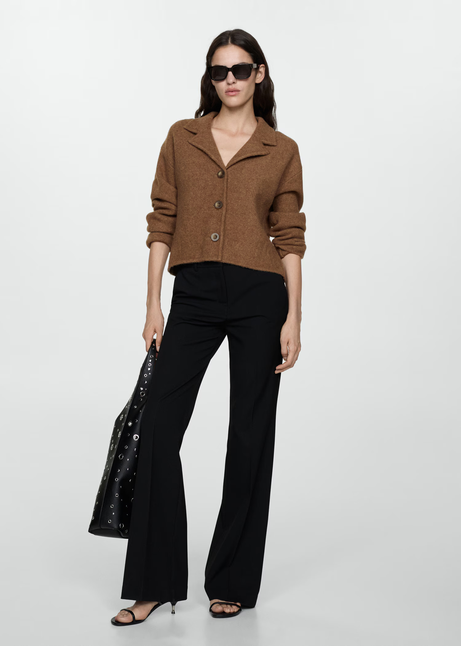 Knitted buttoned jacket - Women | MANGO USA | Mango (US/MX/AU)