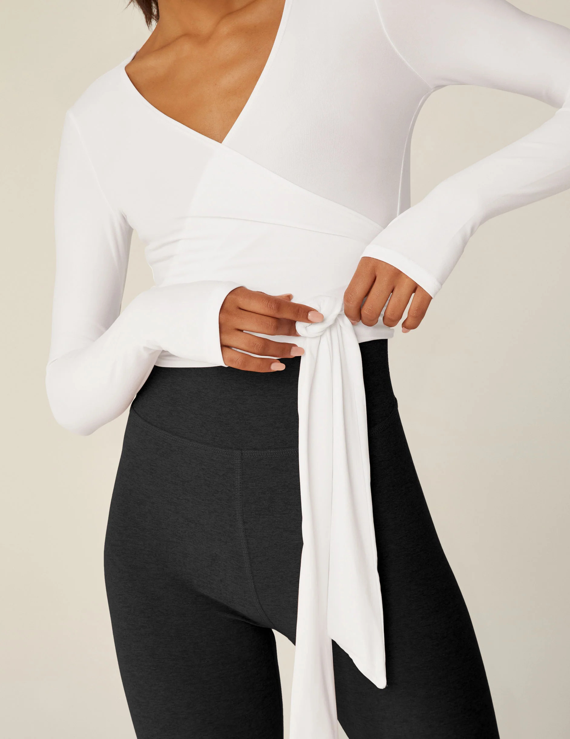 Featherweight Waist No Time Wrap Top | Beyond Yoga | Beyond Yoga