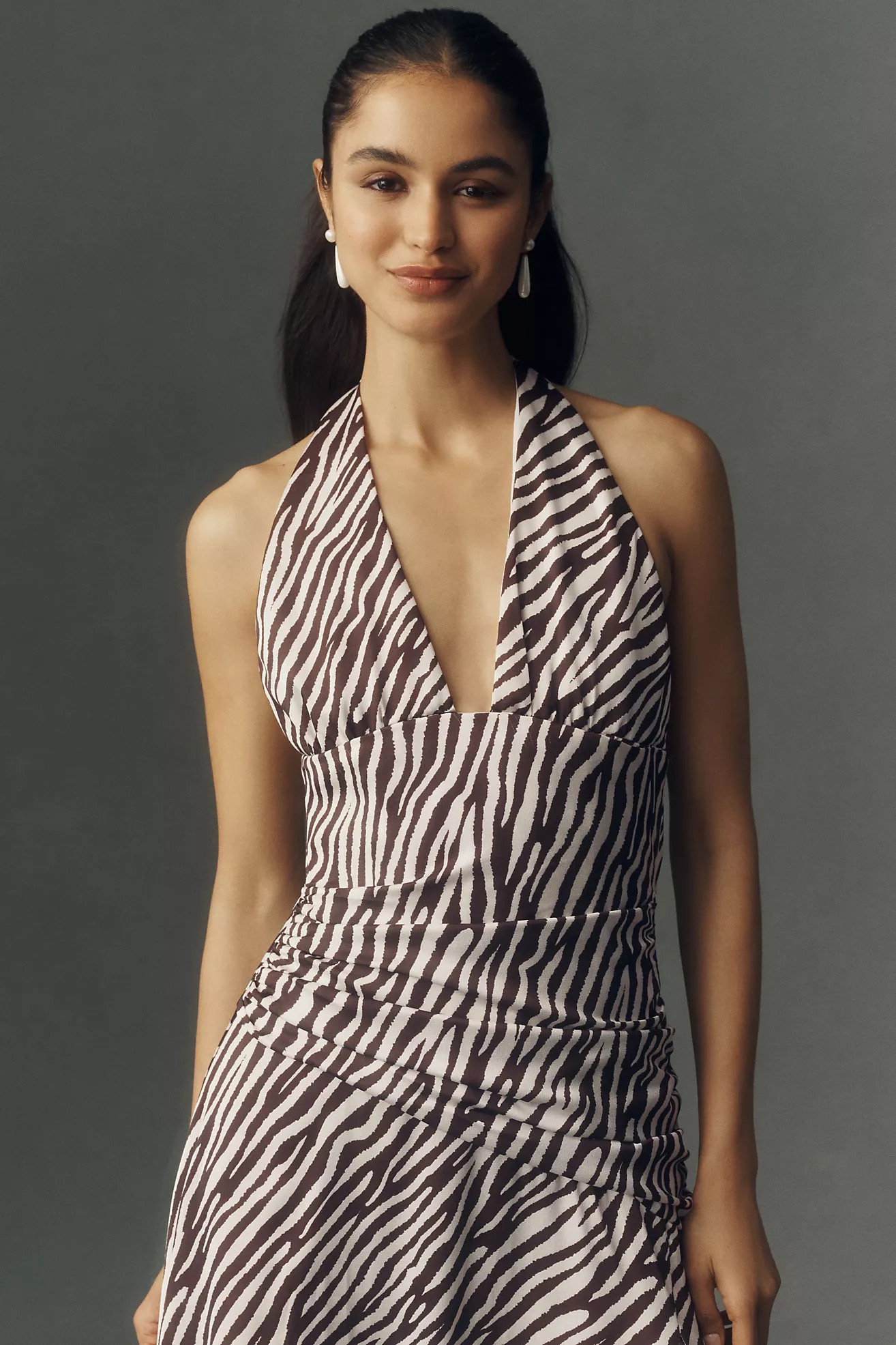 Bardot Oskar Halter-Neck Maxi Dress | Anthropologie (US)