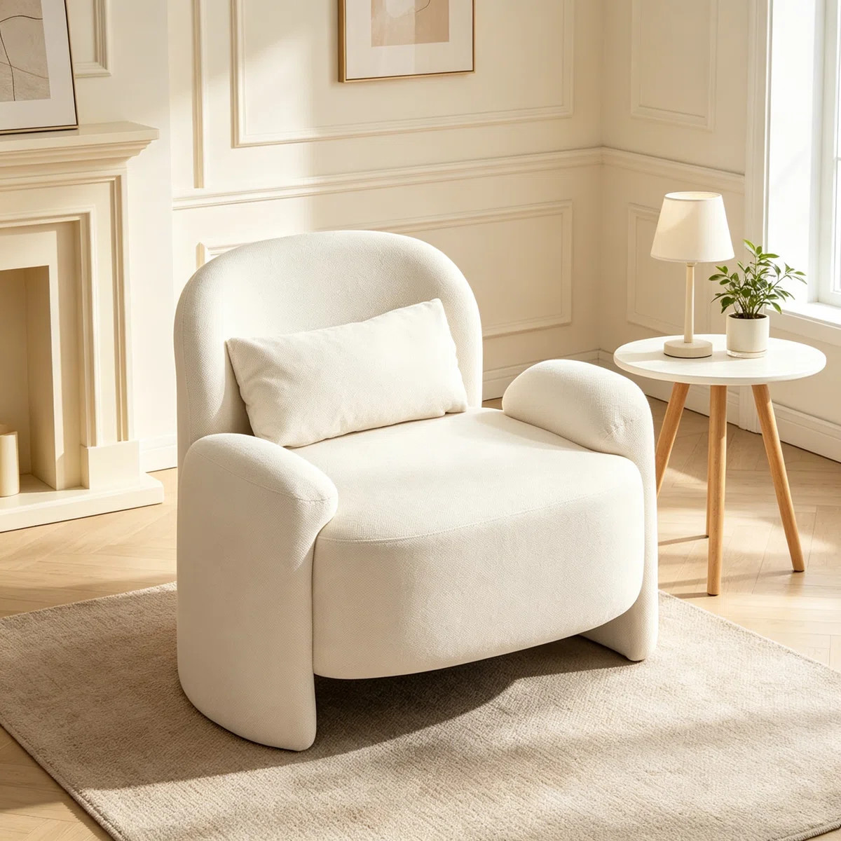 37.2"  Oversized Modern Upholstered  Accent Chair | Wayfair North America
