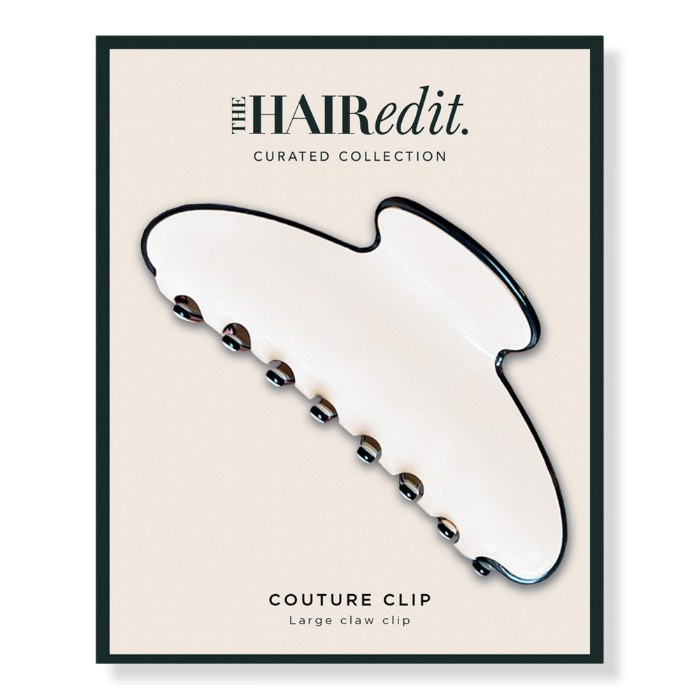 The Hair Edit Couture Chic Claw Clip - Ivory/Black | Ulta
