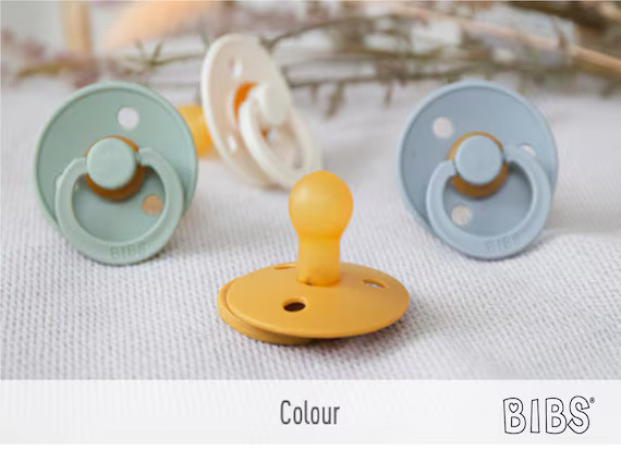 Bibs Pacifier Bibs Colors Dummy Soother Binky Natural | Etsy | Etsy (US)