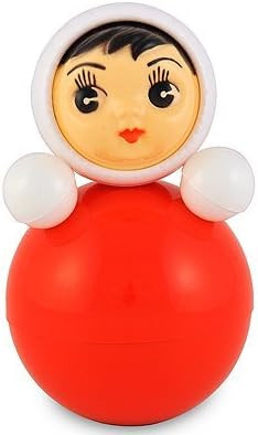 Tumbler Toy/Tilting Toy, Roly-Poly Baby Toy Nevalyashka with Sound, Small 6.25/16cm (001) by Zavi... | Amazon (US)