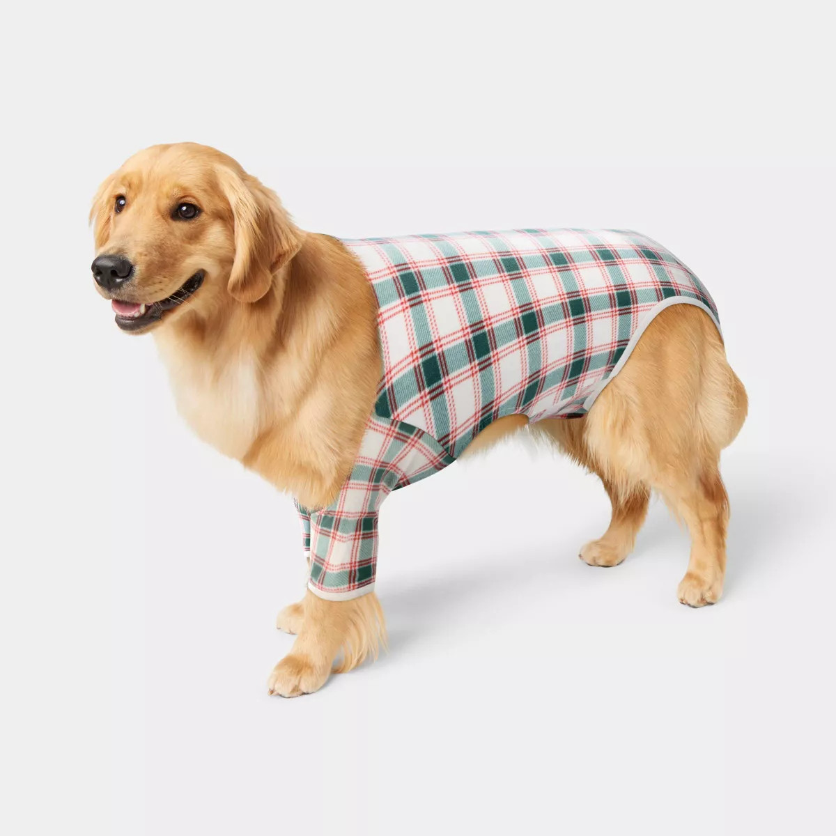 Brushed Fleece Plaid Pet Pajamas - Wondershop™ | Target