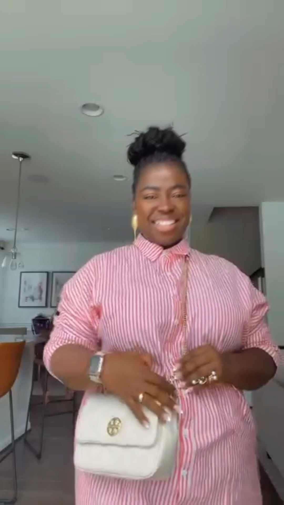 I got myself two outfits, a bag and a slippers on my birthday. This Casual Long Sleeve Button Down Loose Striped Cotton Maxi Shirt Dress is one. It’s perfect for the fall season and it’s under $30. The Bag and slippers is from @toryburch and the dress is from @amazonfashion, earrings from @shopkhoi 

Background song by @voiceof.destiny ( God bless you for blessing my heart with this song DD)

Comment “Link” and I will dm the outfit details. Do you shop for yourself on your birthday? 

#shirtdresses #fallootd #plussizefashionblogger