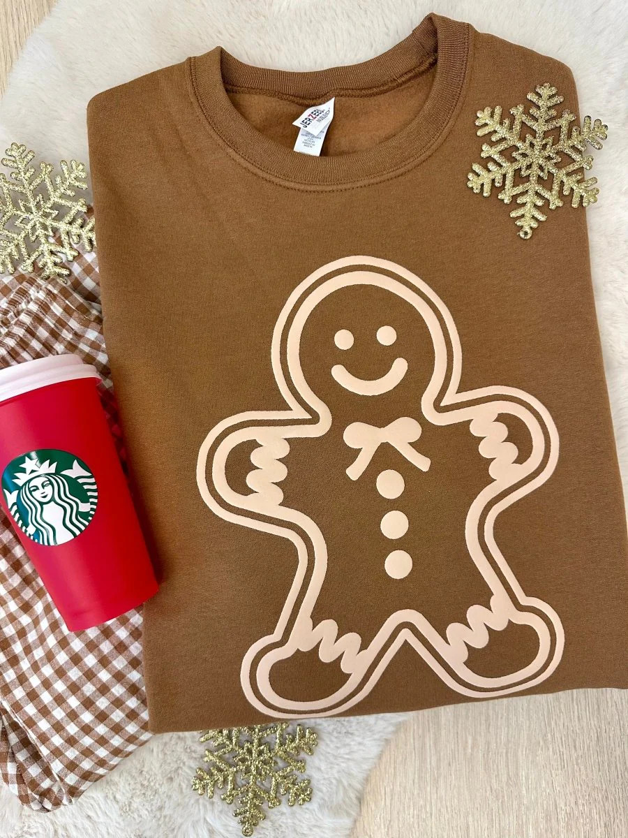 PUFF ‘Sweet Like Gingerbread’ Crewneck Sweatshirt | United Monograms