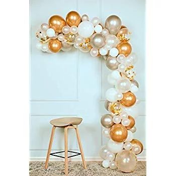 Balloon Garland Kit, 94PCs Balloon Arch Decorating Strip Glue Dots Tying Tools for Holiday, Wedding, | Walmart (US)