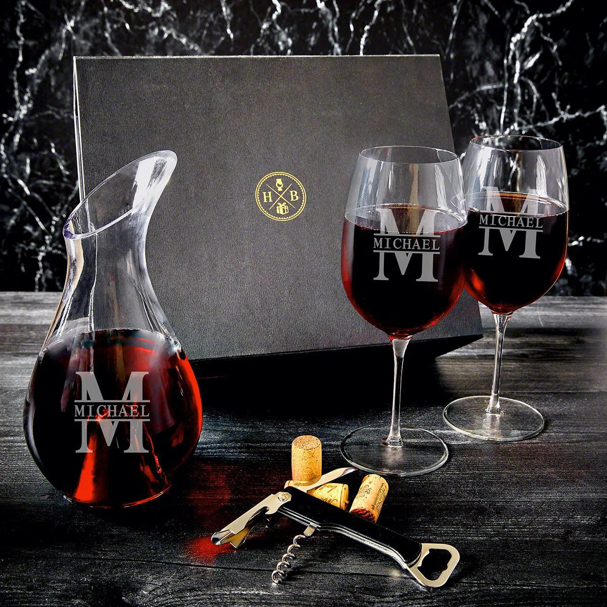 Oakmont Personalized 5 Pc Luxury Wine Gift Set | Wayfair North America