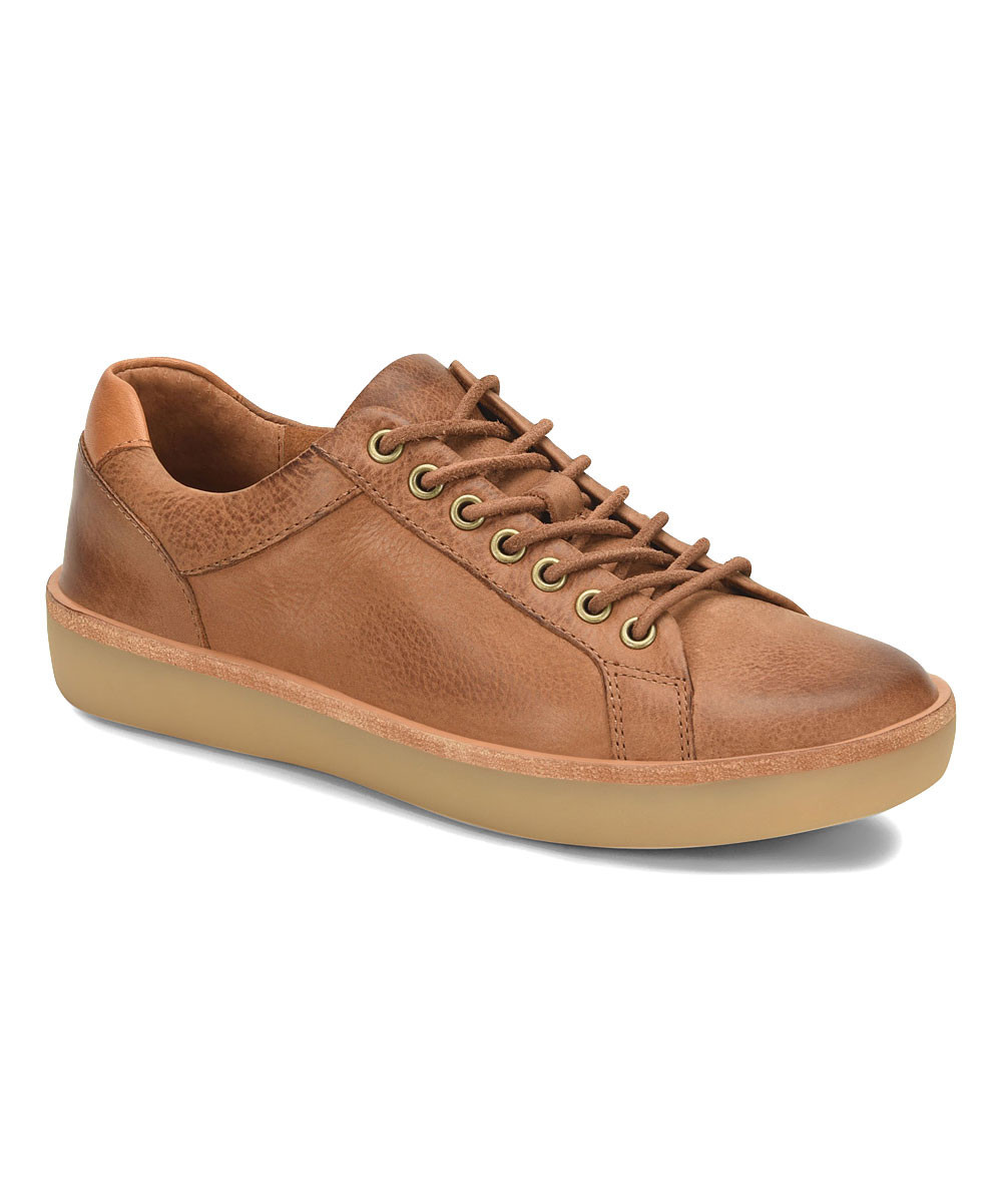 Kork-Ease Women's Sneakers BROWN - Brown Maddi Leather Sneaker - Women | Zulily