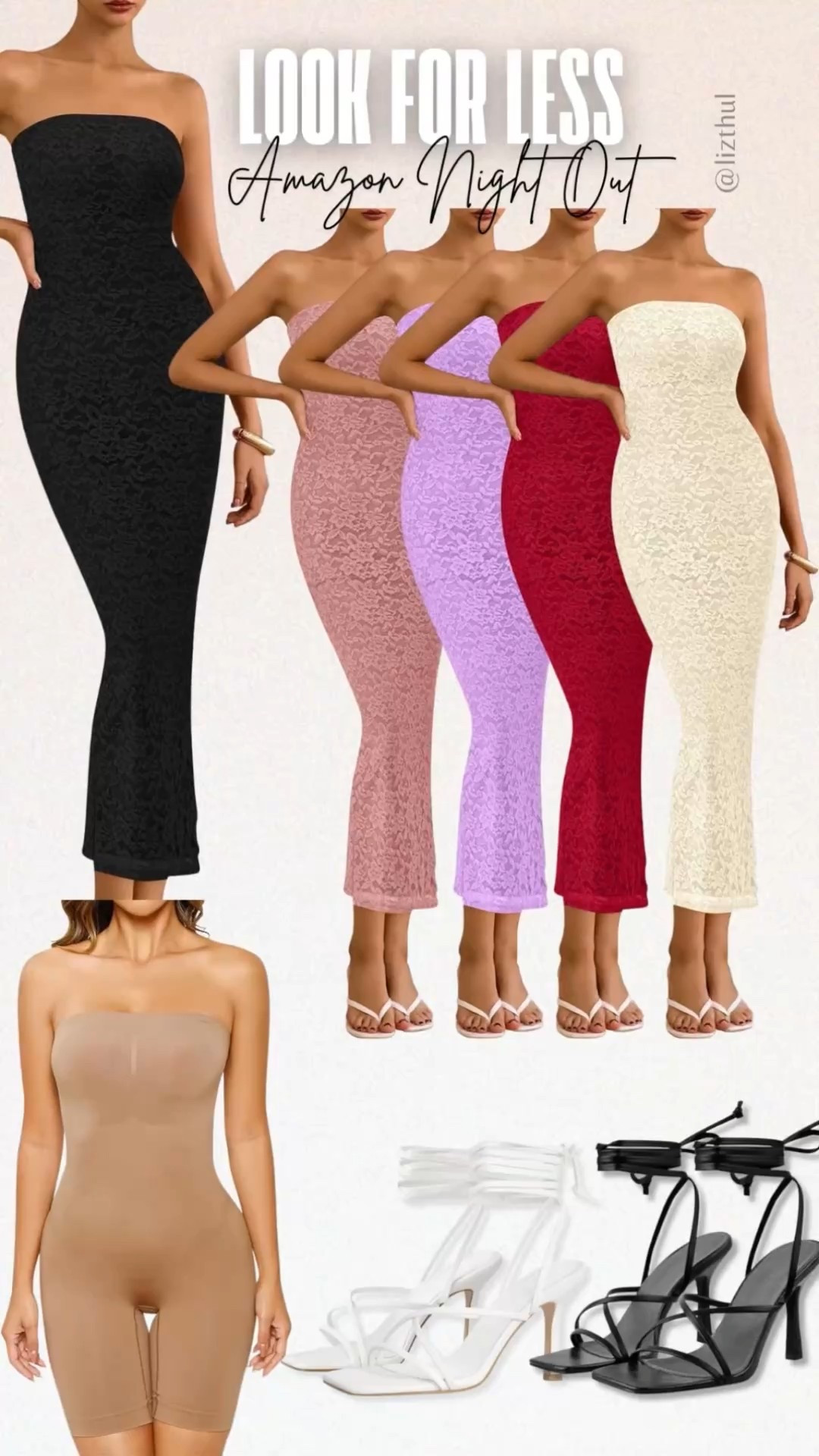 AMAZON SPRING TIME DRESS! Perfect for day or night! Pair it with my favorite comfy strapless shapewear and comfy strappy heels! Great for date night, baby shower, bridal shower, Spring weddings and more! 🌸✨

#LTKWatchNow #LTKSpringSale #LTKSeasonal