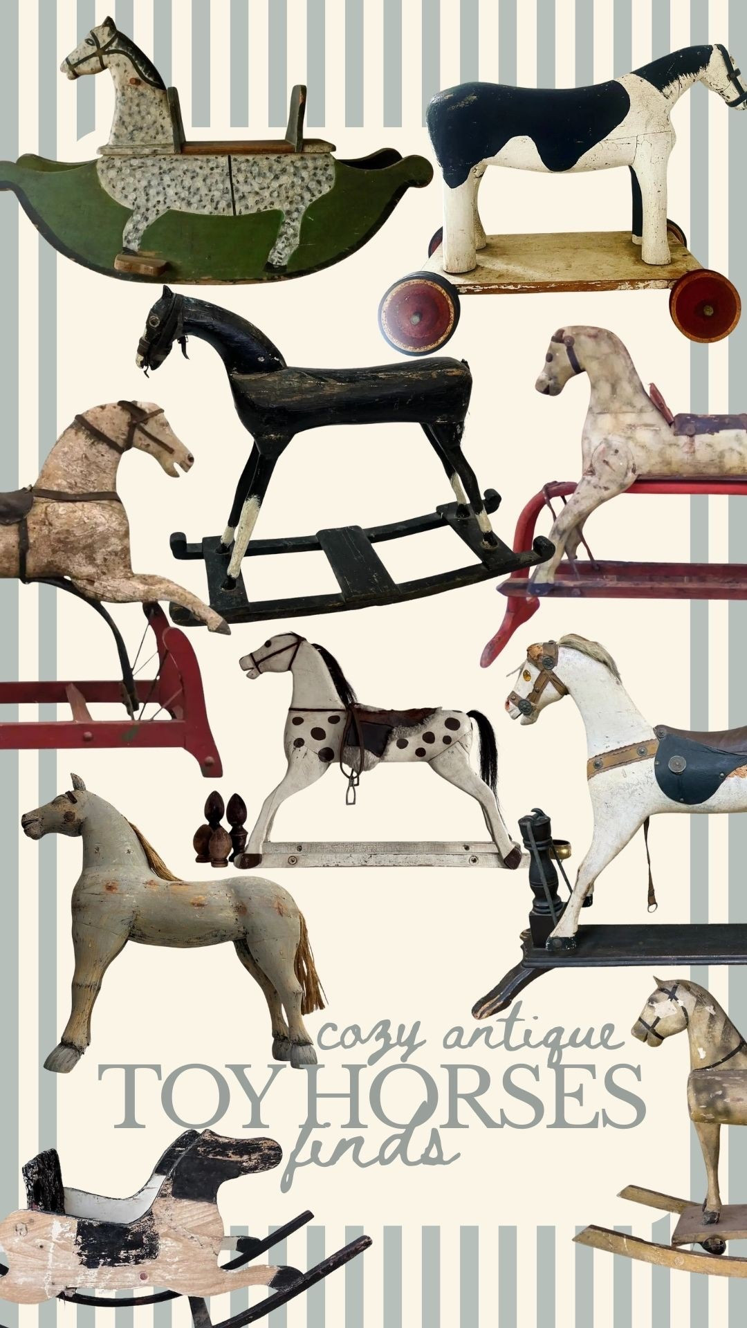 Found some antique horses online for you ranging in color, price, size, and more! 

#LTKHome