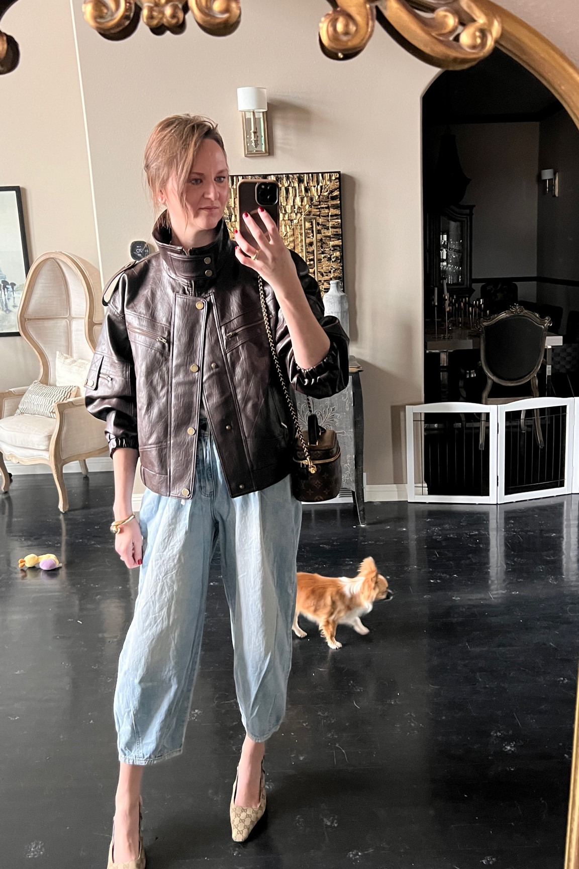 This jacket. Sized up to a medium 

#LTKOver40 #LTKU