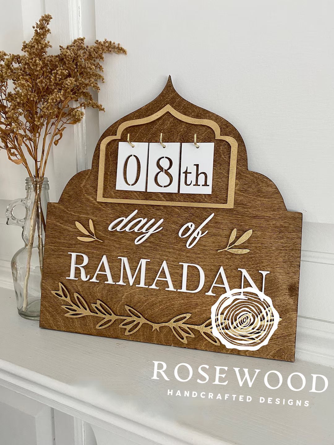 Ramadan Wood Calendar - Etsy | Etsy (US)