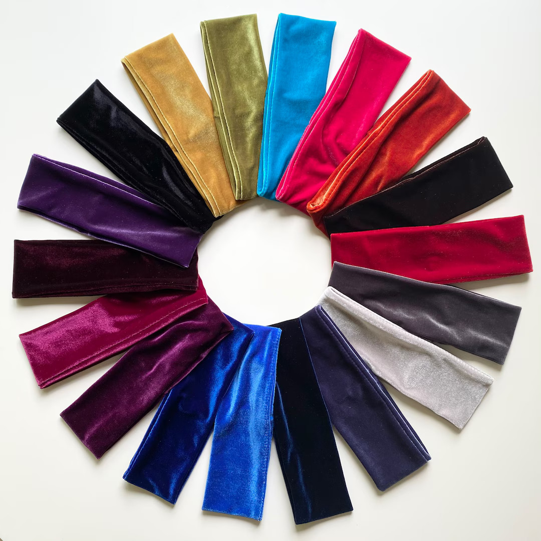 Classic Stretch Velvet Headband - Etsy | Etsy (US)