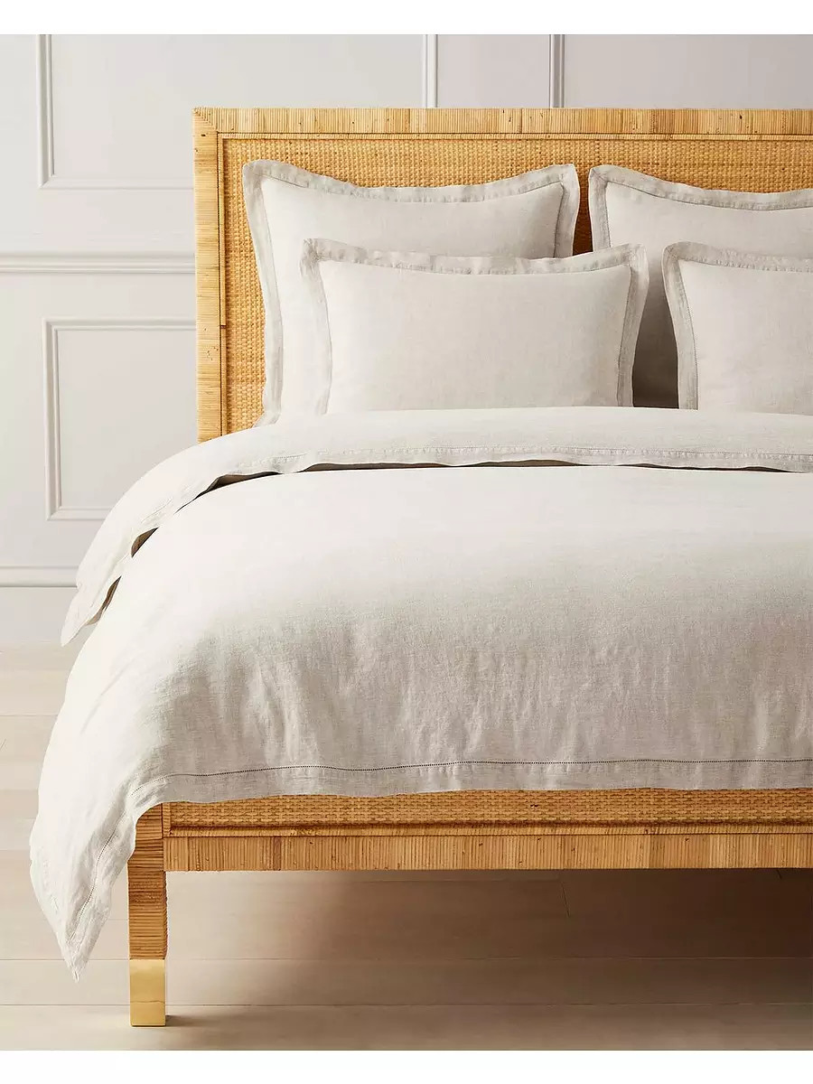 Portofino Linen Duvet Cover | Serena and Lily
