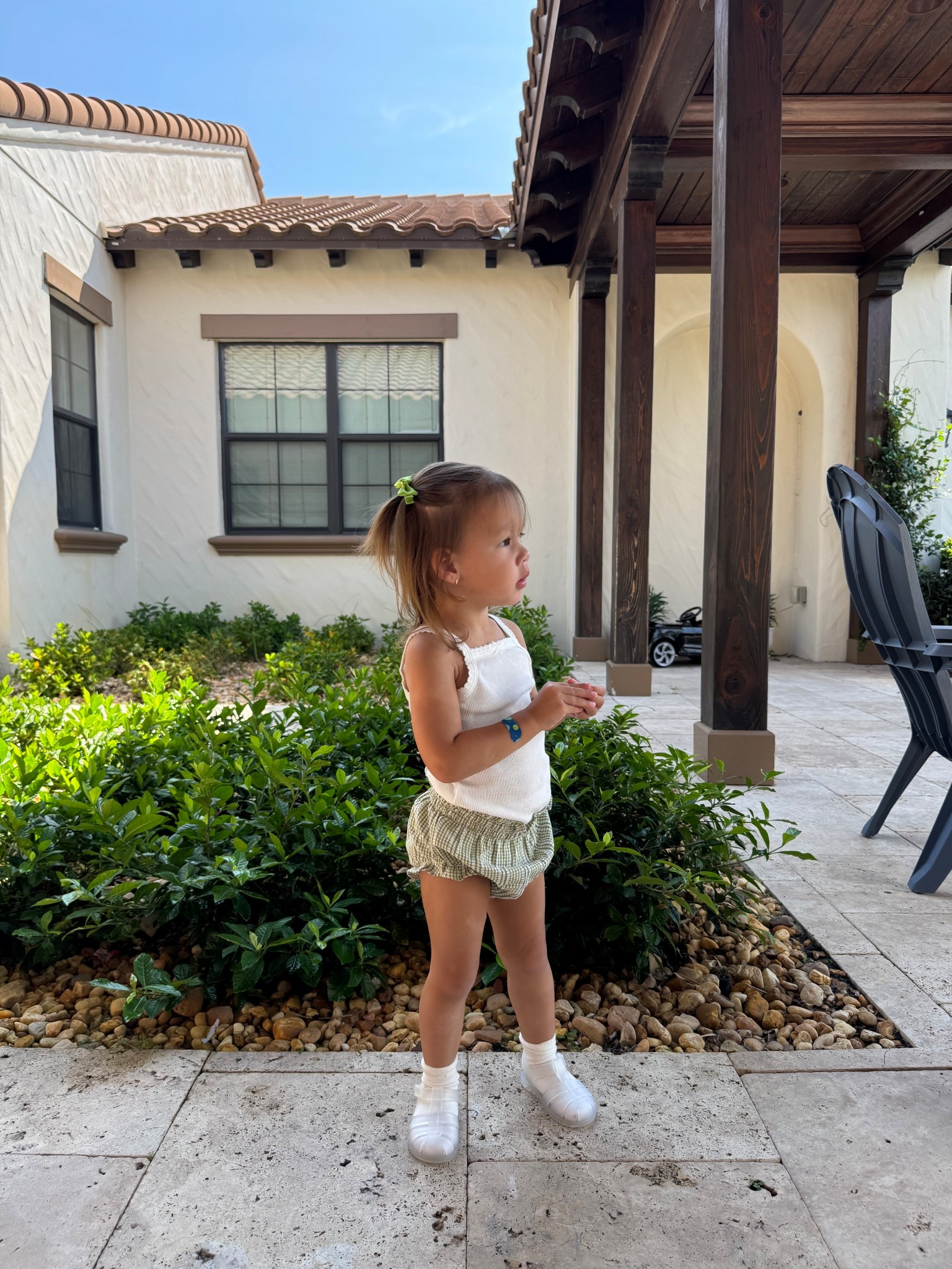 Cute baby girl summer outfit 