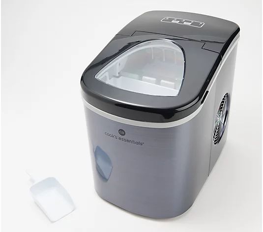 Cook's Essentials 26-lbs Portable Stainless Steel Ice Maker | QVC