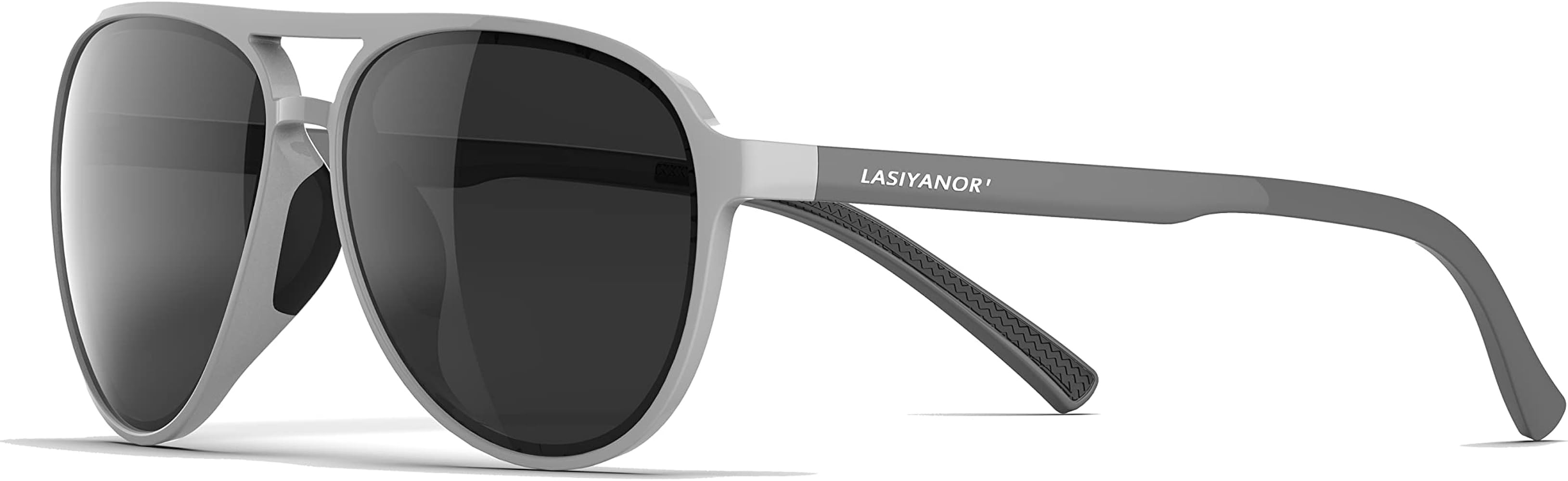 Lasiyanor Lightweight TAC Polarized Tinted Classic Vintage Retro 70s Sunglasses, TR-90 Frame for ... | Amazon (US)