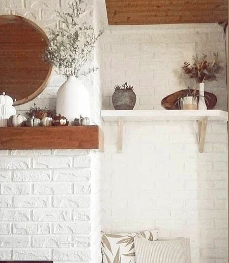 Fall decor style 
#white #wood #falldecor 

#LTKSeasonal #LTKhome #LTKHalloween