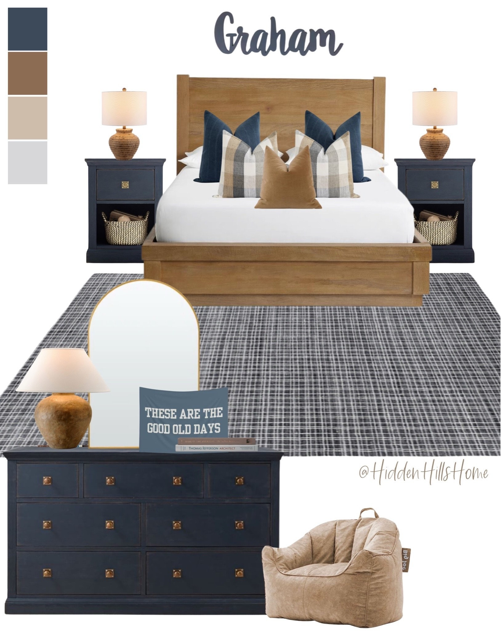 Boys bedroom decor mood board, boys room design, kids bedroom decor Inspo, boys room #boysbedroom

#LTKHome #LTKSaleAlert #LTKKids