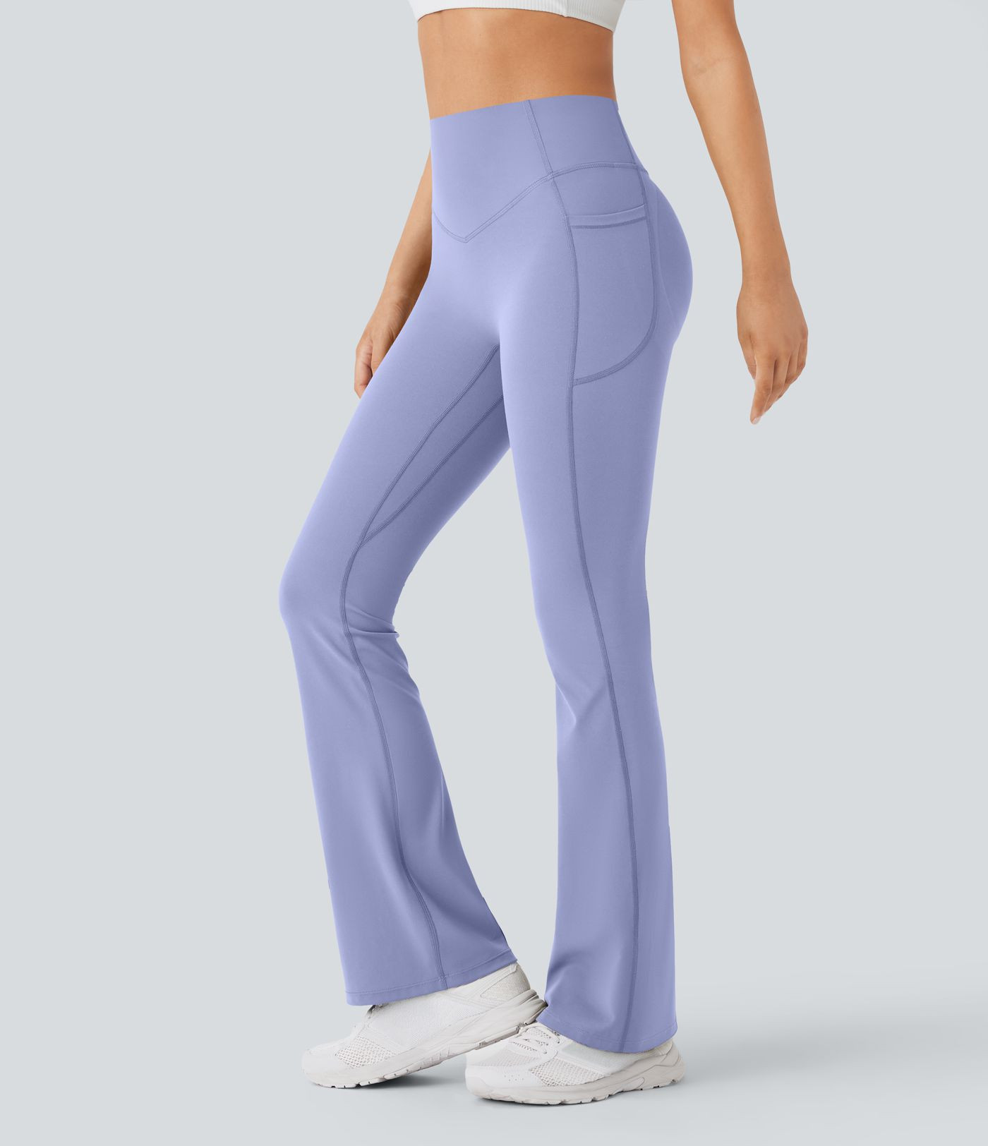 Halara UltraSculpt\u2122 High Waisted Scrunch Butt Lifting Tummy Control Pocket Shaping Yoga Boot... | HALARA