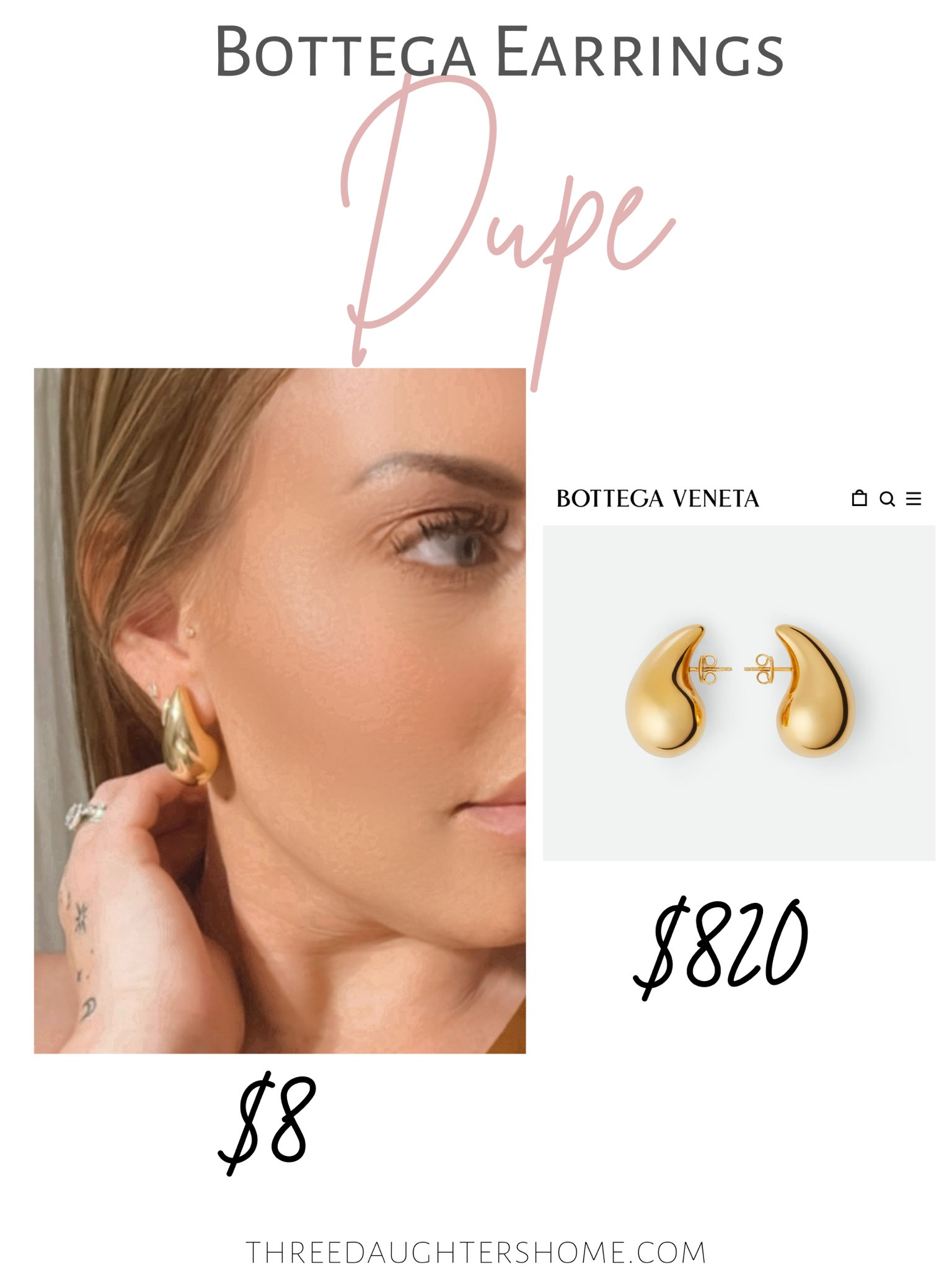 my newest fav purchase! 🙌🏻 these earrings are SO beautiful + surprisingly lightweight — look at this dupe price gap! SOLD! *also in silver!



bottega dupe, gold earrings, jewelry, teardrop earrings

#LTKStyleTip #LTKSaleAlert #LTKBeauty