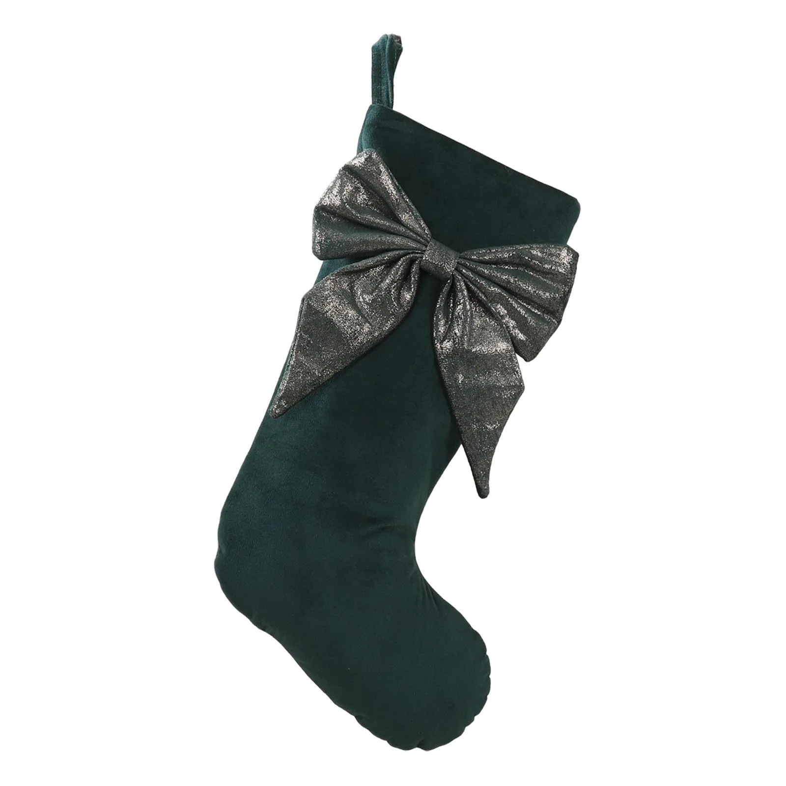 HCTSHG Classic 20 inch Velvet Christmas Stockings with Bow Knot, Christmas Decor Soft Velvet Stoc... | Walmart (US)