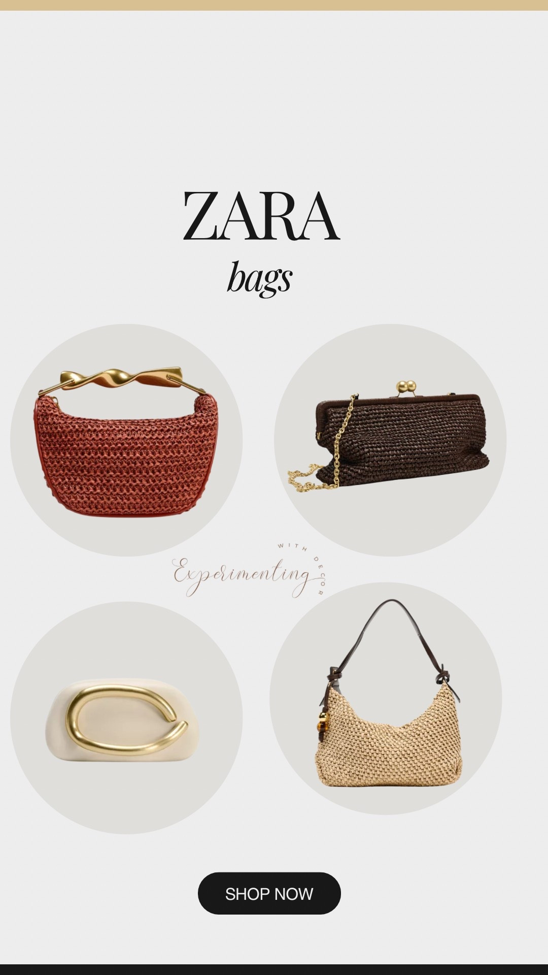 Experimentingwithdecor is loving the handbags from the Zara’s spring collection! So many options for spring 

#LTKPetite #LTKMidsize #LTKSeasonal