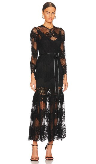 Lucilla Dress in Black | Revolve Clothing (Global)