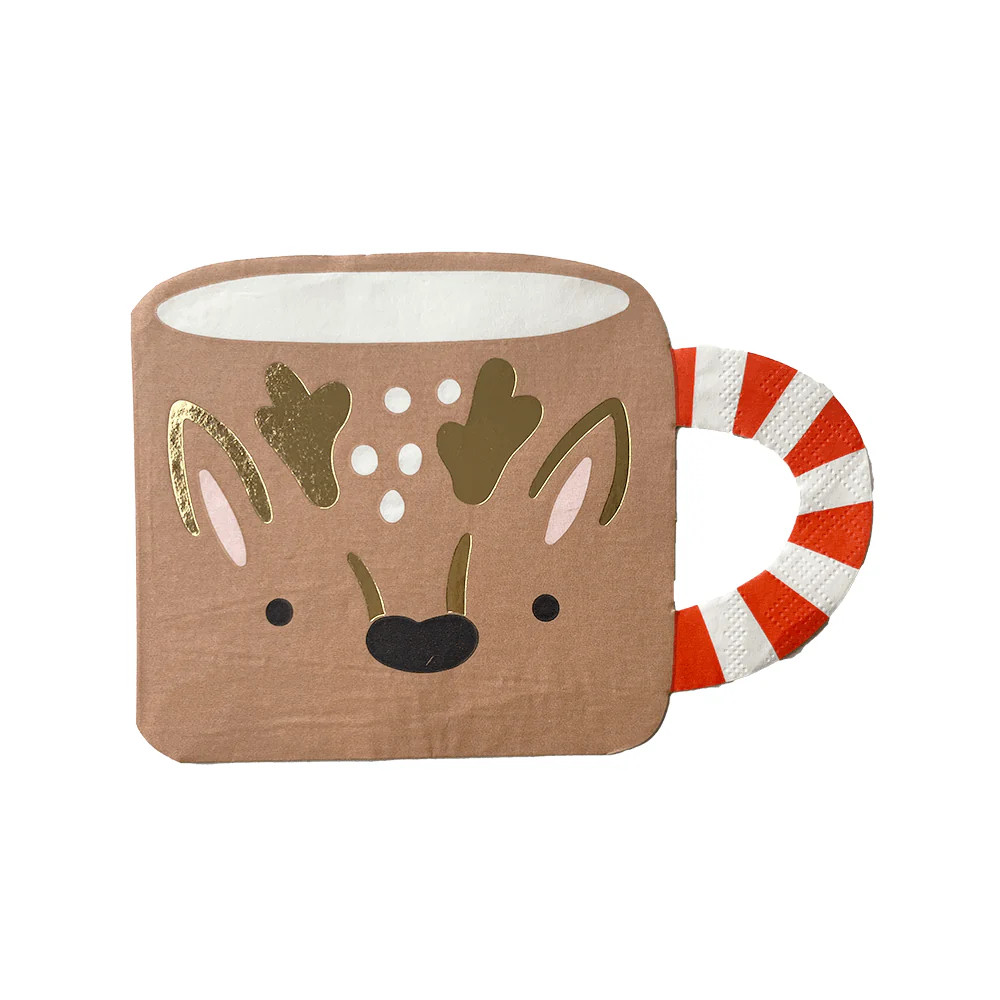 Baking Spirits Bright Reindeer Mug Large Napkins | Shop Sweet Lulu