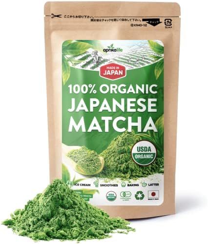 100% Organic Matcha Green Tea Powder – USDA & JAS Organic - Authentic Japanese Origin - by AprikaLif | Amazon (US)