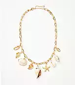 Shell Charm Necklace | LOFT