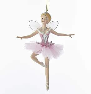 Kurt S. Adler Nutcracker Suite Sugar Plum Fairy with Wings Ornament C7656 New | Amazon (US)