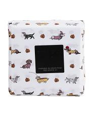halloweenie dogs sheet set | TJ Maxx