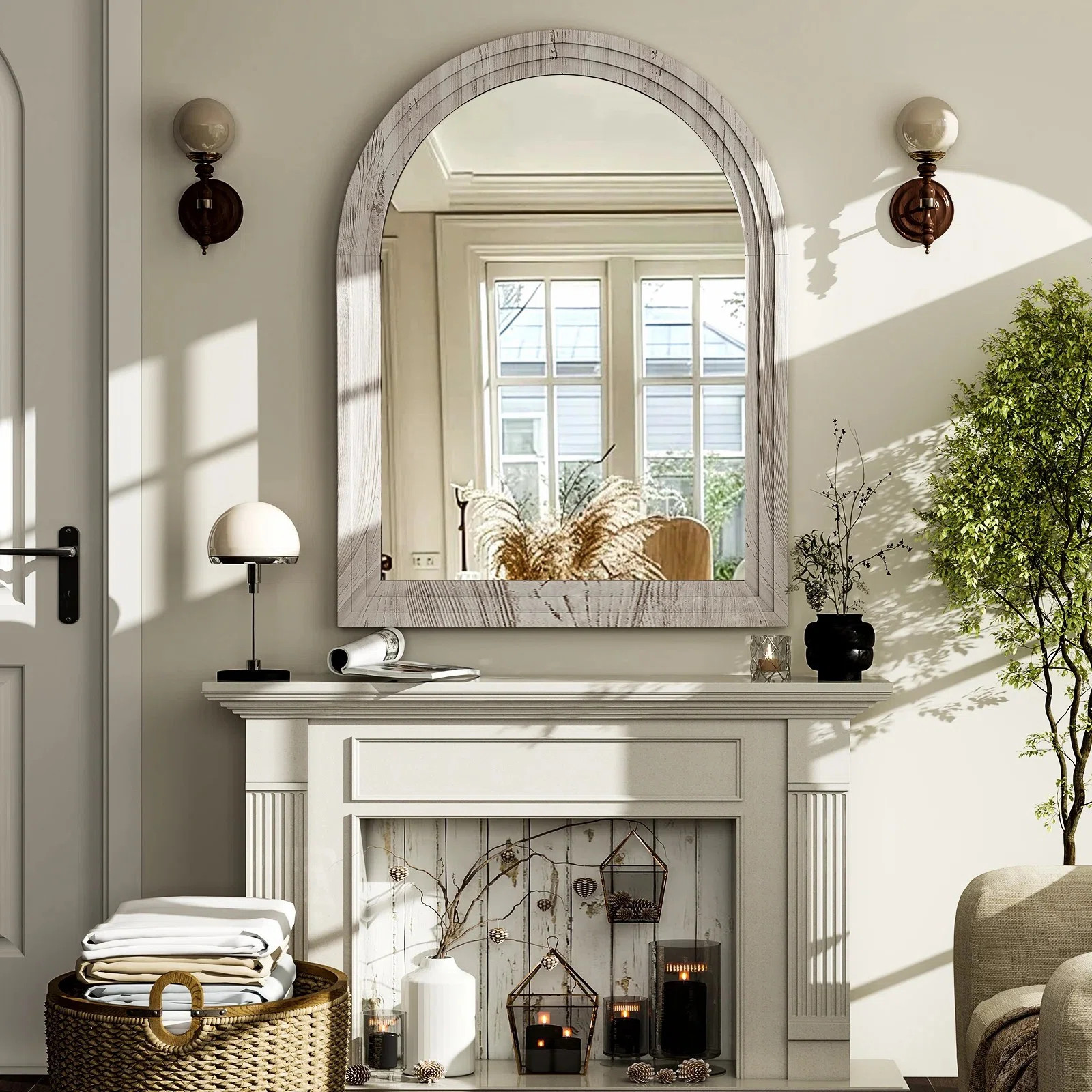 Wood Framed Wall Mirror | Wayfair North America