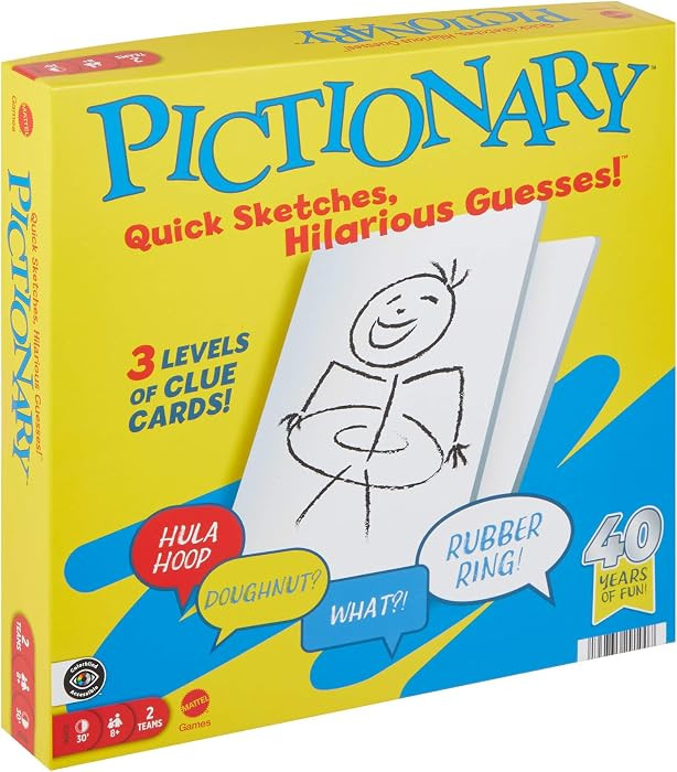 Mattel Games Pictionary Board Game for Ages 8+, 2 Teams | Amazon (UK)