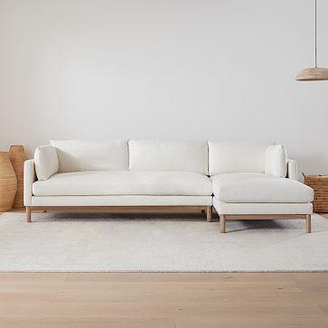 Hargrove 2-Piece Chaise Sectional (111") | West Elm (US)