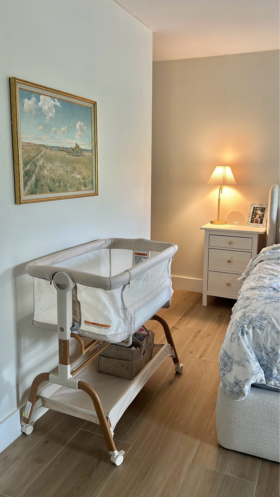 aesthetic baby bedside bassinet🤍

#LTKHome #LTKBaby #LTKmomlife