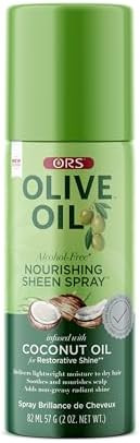 ORS Olive Oil Nourishing Sheen Spray with Coconut Oil for Restorative Shine 2 Ounces - Travel Siz... | Amazon (US)