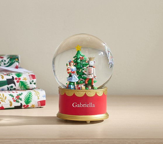 Rifle Paper Co. Christmas Light Up Musical Snowglobe | Pottery Barn Kids