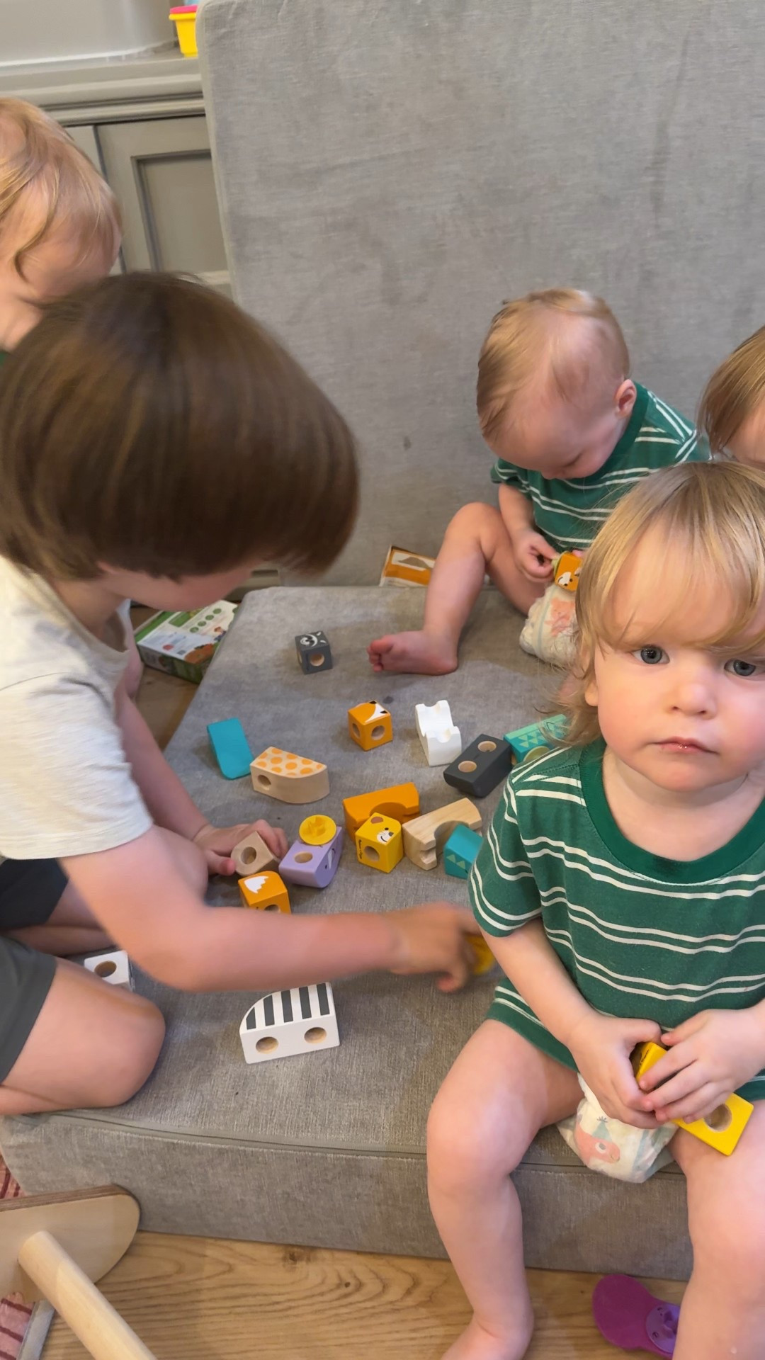 Wyatt and the quads are loving these animal building blocks 

#LTKKids #LTKFamily