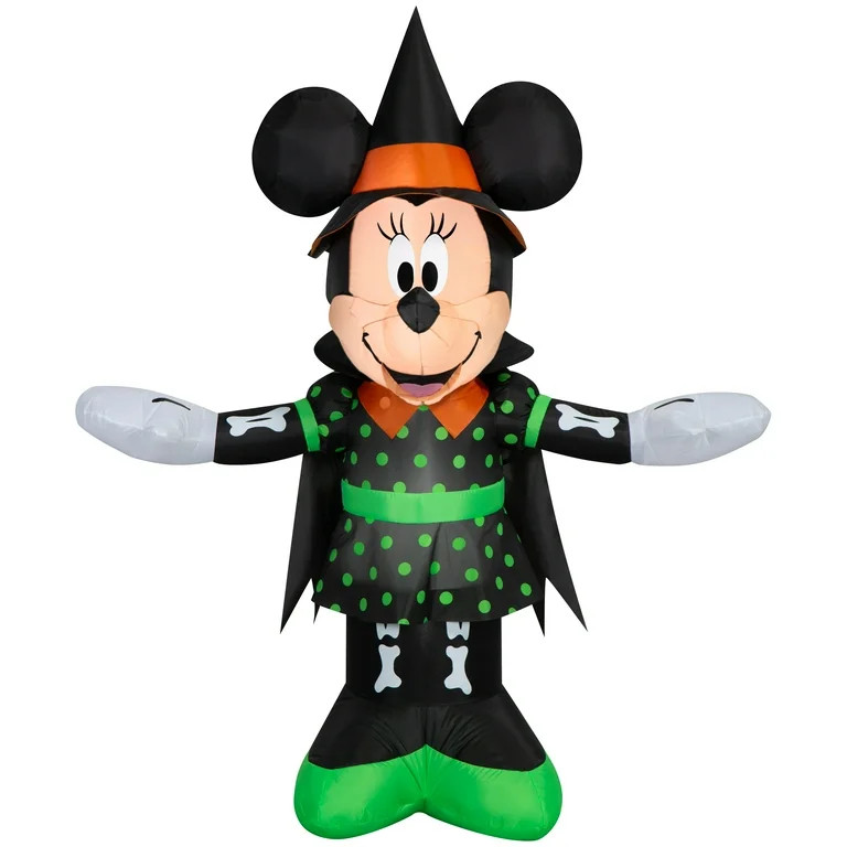 Halloween Airblown Yard Inflatables Minnie in Dress 53.93 in x 28.34 in x 59.84 in 3.21 lb - Walm... | Walmart (US)