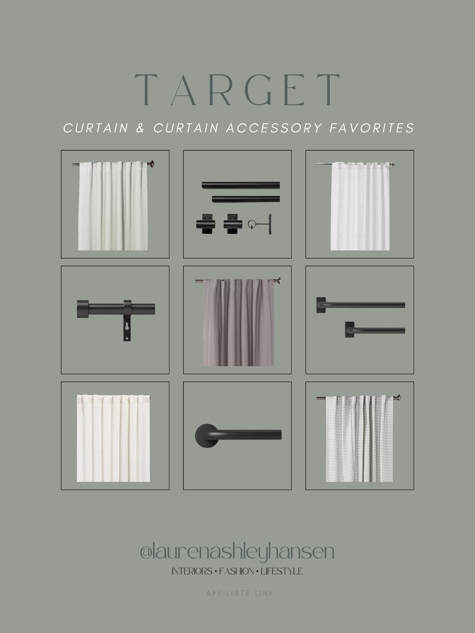 Affordable Target curtains and curtains rods! We have the Blackout Aruba curtains in our boys’ rooms and our dining room and we love them! Great quality, block the light, and affordable too! The Aruba Sour Cream curtains are a very popular color too!

#LTKstyletip #LTKhome