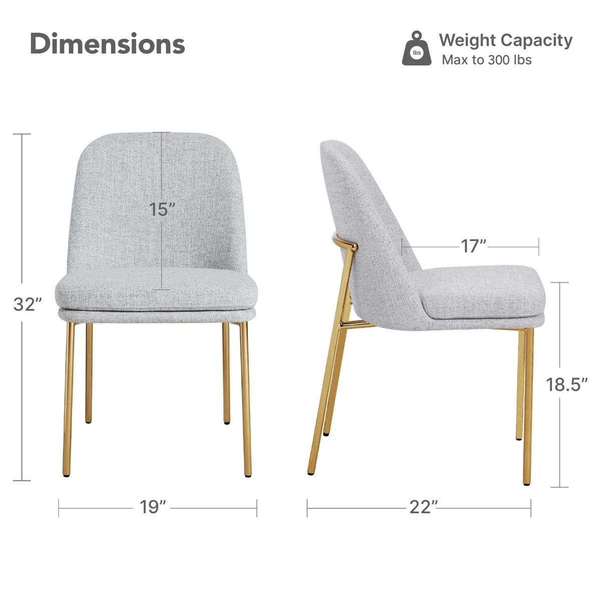 Angelick Dining Chair with Metal Frame | Wayfair North America