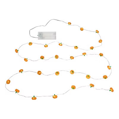 LumaBase Battery-Operated String Lights with Pumpkin Motifs | Target