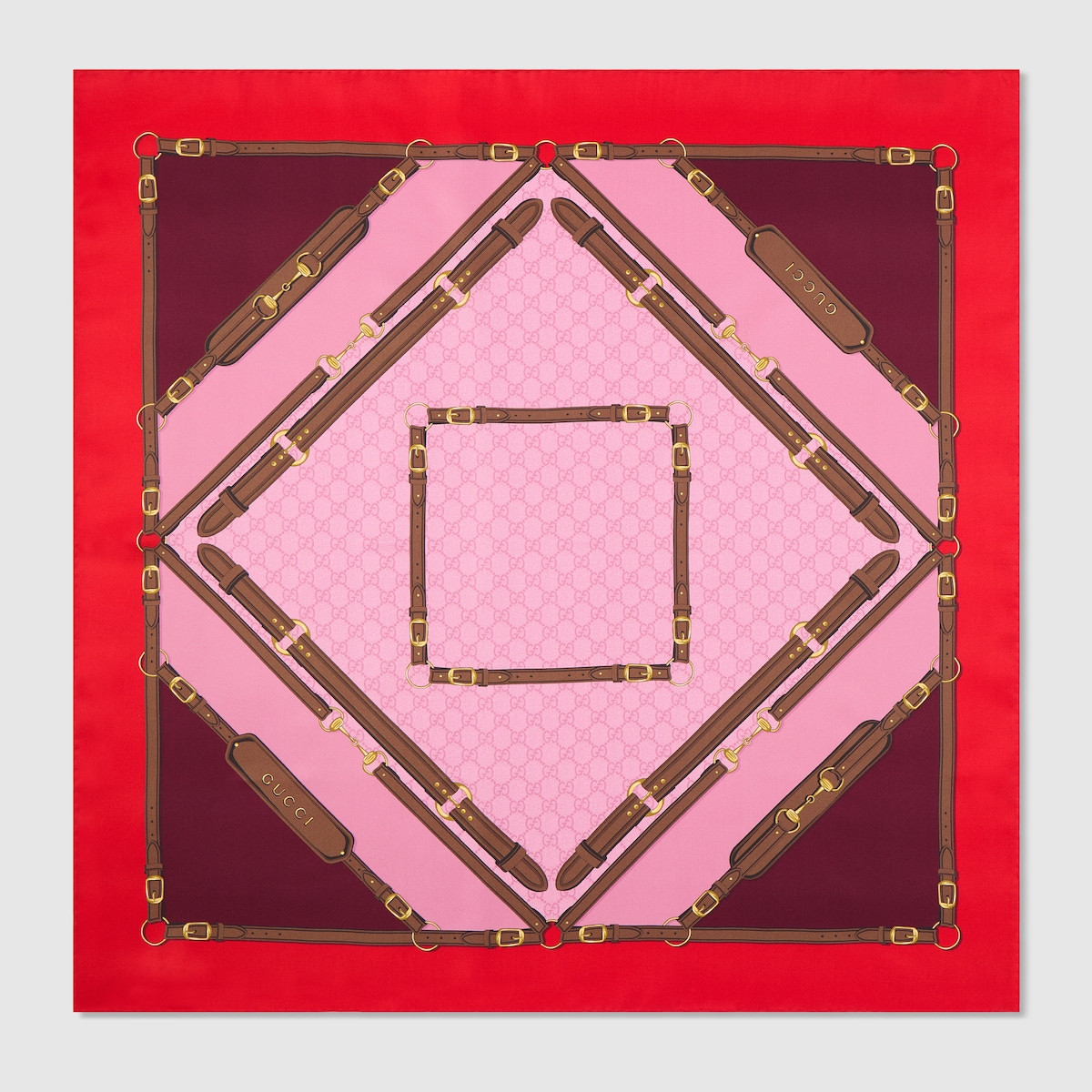 Gucci - Printed silk twill carré | Gucci (US)