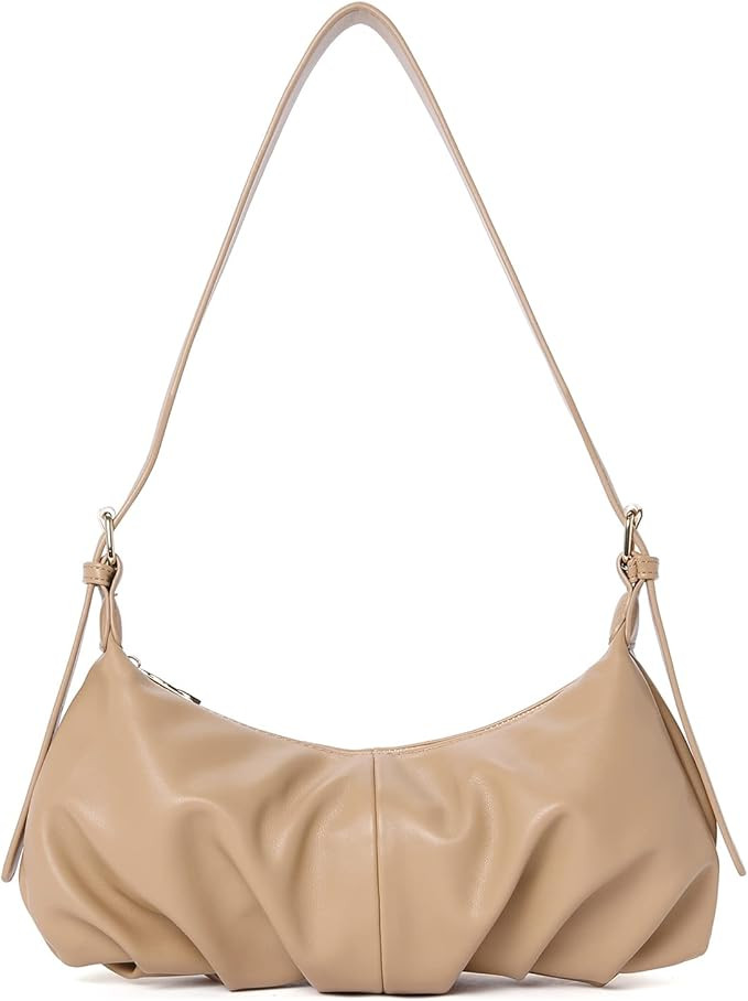 CLUCI Small Hobo Bags for Women Dumpling Shoulder Bag Soft Leather Ladies Clutch Purses with Adju... | Amazon (US)