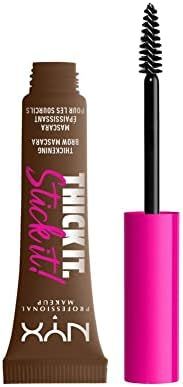 NYX PROFESSIONAL MAKEUP Thick It Stick It Thickening Brow Mascara, Eyebrow Gel - Cool Ash Brown (... | Amazon (US)