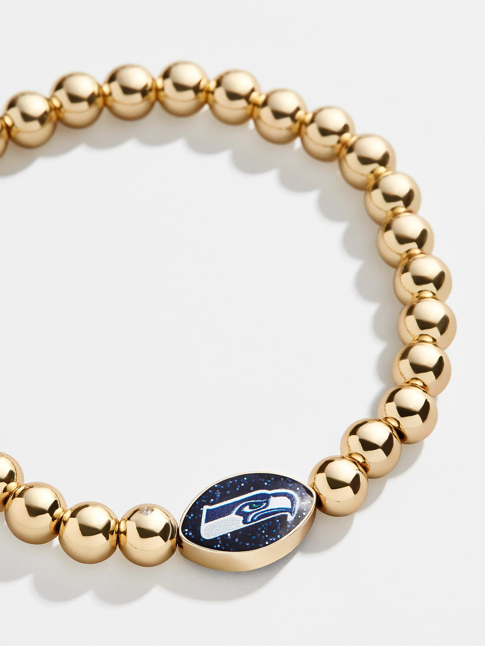 Seattle Seahawks NFL Gold Pisa Bracelet - Seattle Seahawks | BaubleBar (US)
